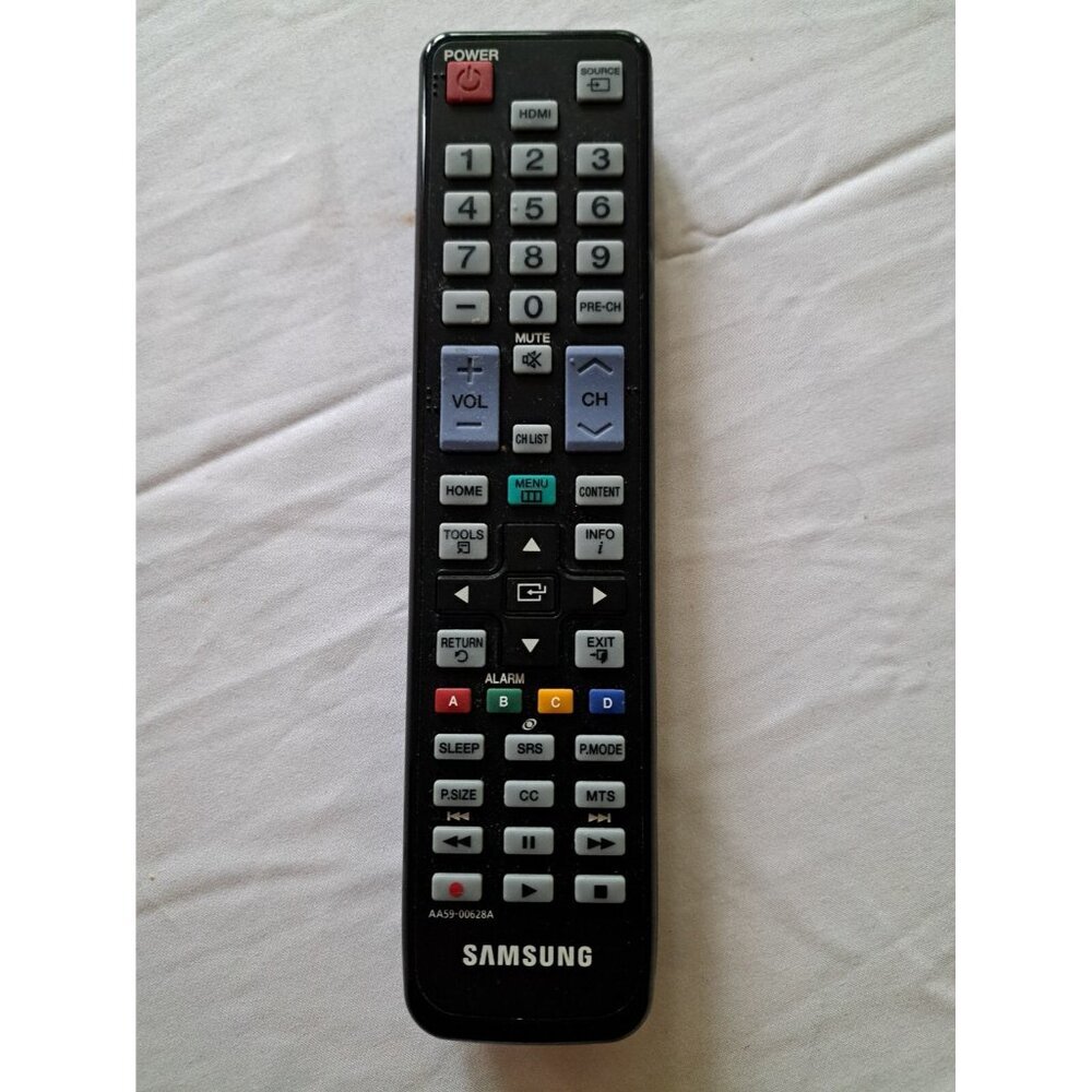 Samsung AA59-00628A‎ Black TV Remote Control Battery Operated Rectangular
